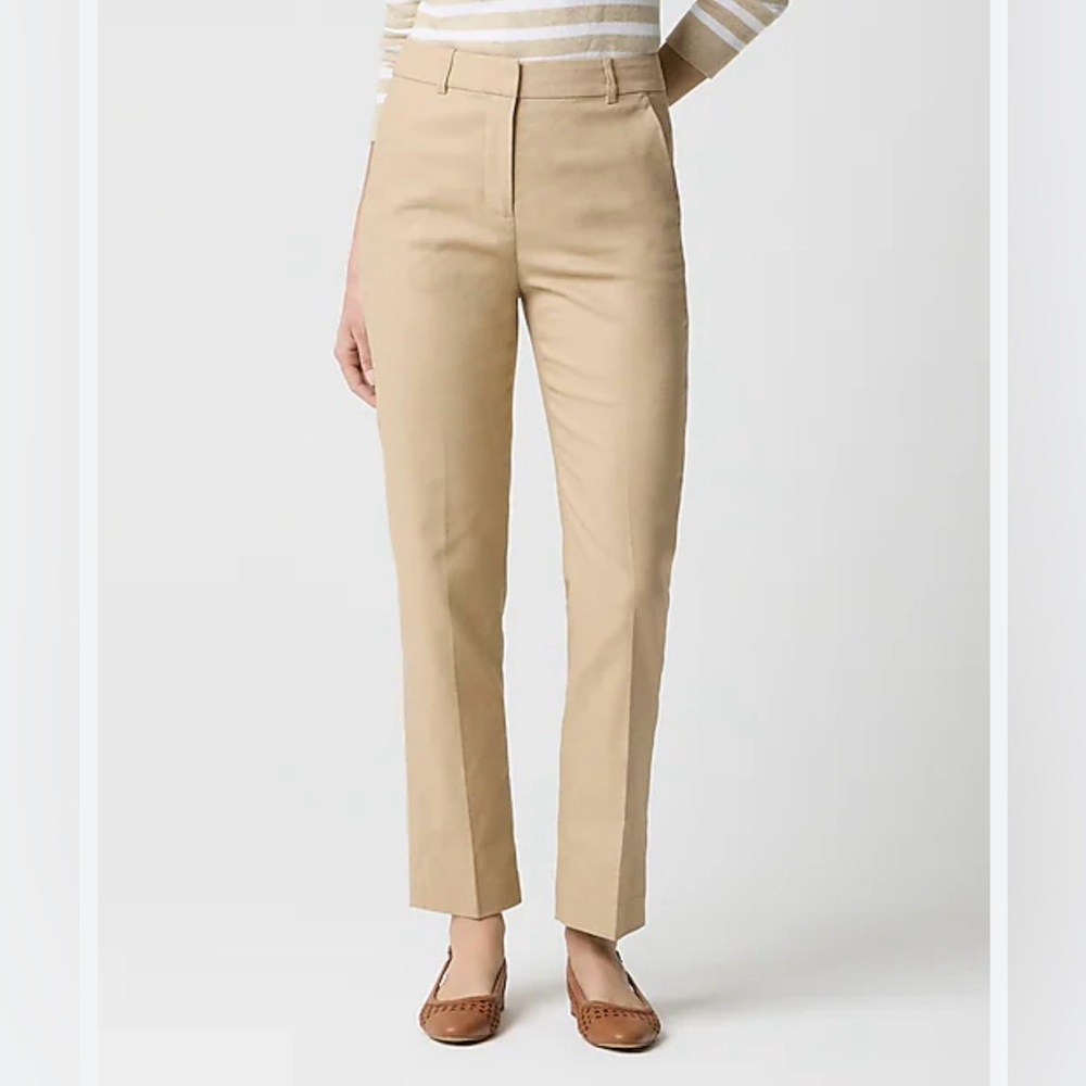 J. Crew Factory Tan Straight Leg Pants